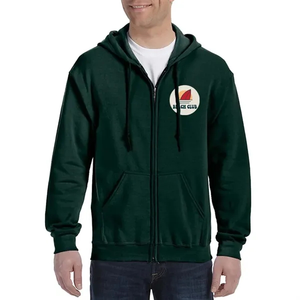 Gildan® Adult Full Zip Hooded Sweatshirt - Gildan® Adult Full Zip Hooded Sweatshirt - Image 7 of 19