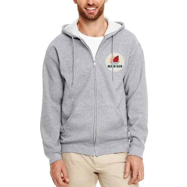 Gildan® Adult Full Zip Hooded Sweatshirt - Gildan® Adult Full Zip Hooded Sweatshirt - Image 8 of 19