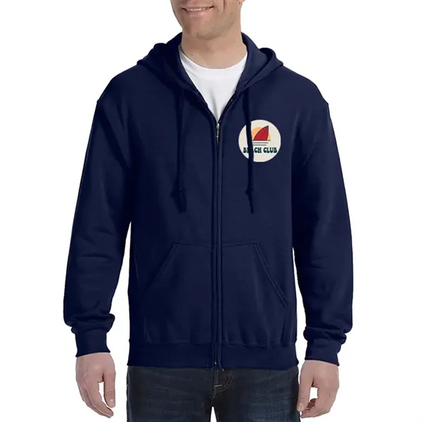 Gildan® Adult Full Zip Hooded Sweatshirt - Gildan® Adult Full Zip Hooded Sweatshirt - Image 11 of 19