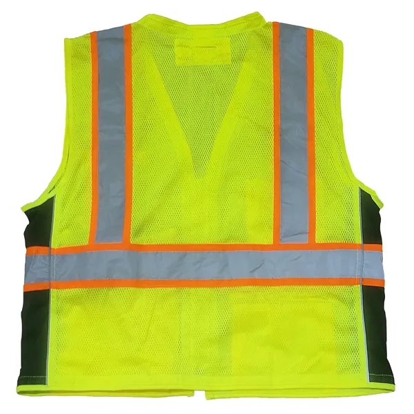 Xtreme Class 2 Premium Surveyor Style Zip Vest - Xtreme Class 2 Premium Surveyor Style Zip Vest - Image 2 of 2