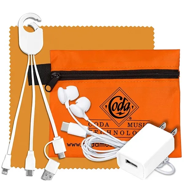 Mobile Tech Earbud Kit In Zipper Pouch - Mobile Tech Earbud Kit In Zipper Pouch - Image 5 of 15