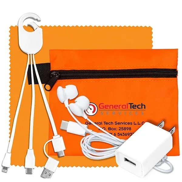 Mobile Tech Earbud Kit In Zipper Pouch - Mobile Tech Earbud Kit In Zipper Pouch - Image 11 of 15