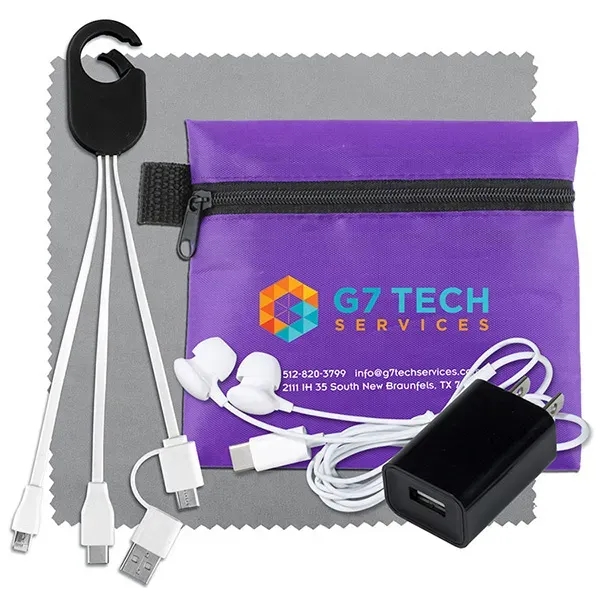 TechTime Plus Mobile Tech Charging Kit with Earbuds - TechTime Plus Mobile Tech Charging Kit with Earbuds - Image 12 of 15