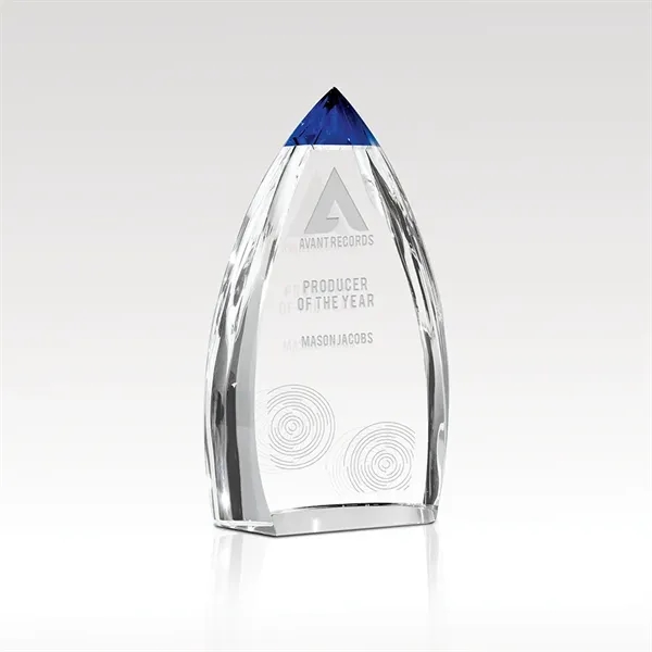 Blue Crystal Peak Award - Cobalt Blaze 5"
