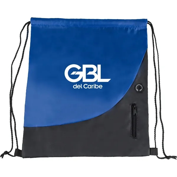 Backpack with Earbud Outlet