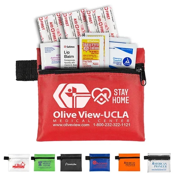 Paris 10 Piece First Aid Kit in Pouch
