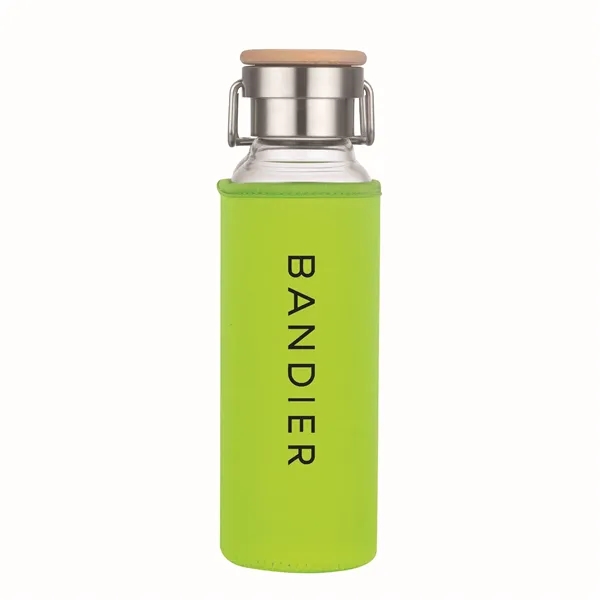 22 oz Glass Water Bottle With Neoprene Protective Sleeve - 22 oz Glass Water Bottle With Neoprene Protective Sleeve - Image 4 of 18