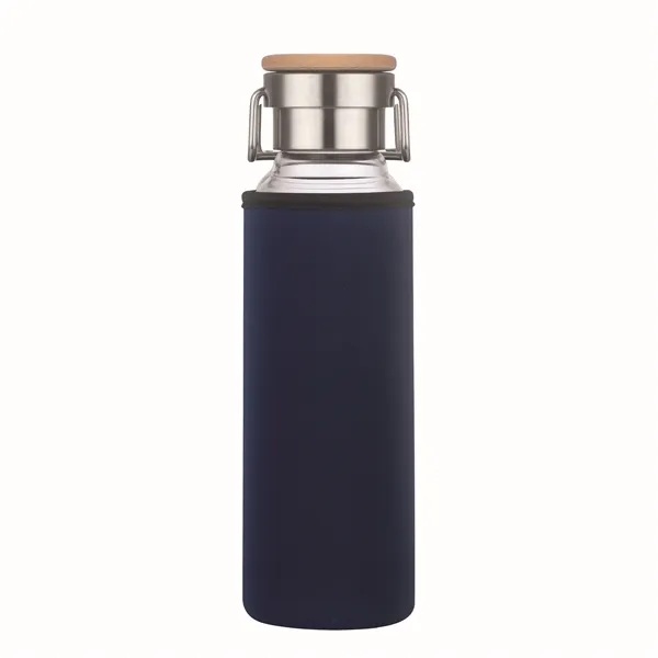 22 oz Glass Water Bottle With Neoprene Protective Sleeve - 22 oz Glass Water Bottle With Neoprene Protective Sleeve - Image 5 of 18