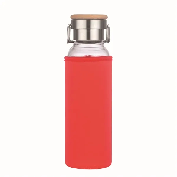 22 oz Glass Water Bottle With Neoprene Protective Sleeve - 22 oz Glass Water Bottle With Neoprene Protective Sleeve - Image 9 of 18