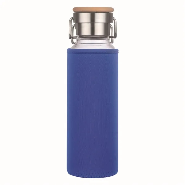 22 oz Glass Water Bottle With Neoprene Protective Sleeve - 22 oz Glass Water Bottle With Neoprene Protective Sleeve - Image 11 of 18