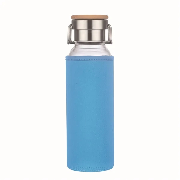 22 oz Glass Water Bottle With Neoprene Protective Sleeve - 22 oz Glass Water Bottle With Neoprene Protective Sleeve - Image 13 of 18