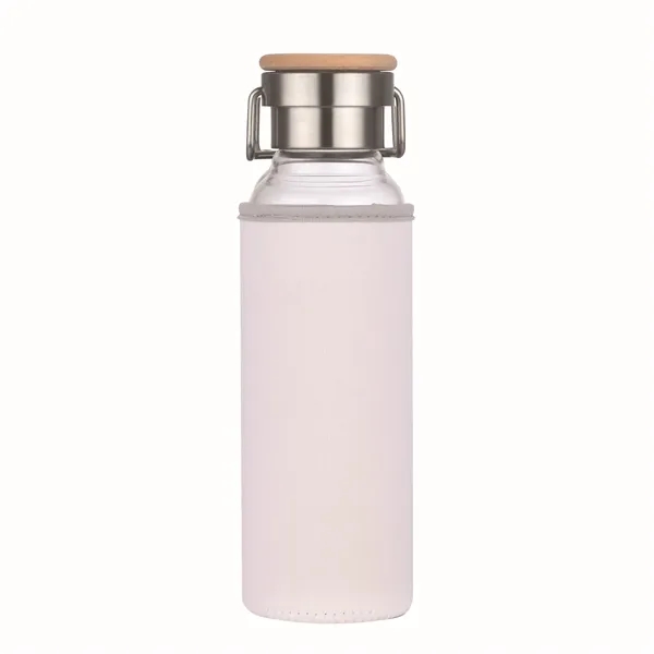 22 oz Glass Water Bottle With Neoprene Protective Sleeve - 22 oz Glass Water Bottle With Neoprene Protective Sleeve - Image 15 of 18
