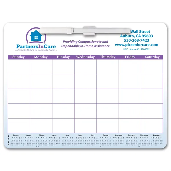 Memo Board Calendar w/ Mag - Memo Board Calendar w/ Mag - Image 0 of 0