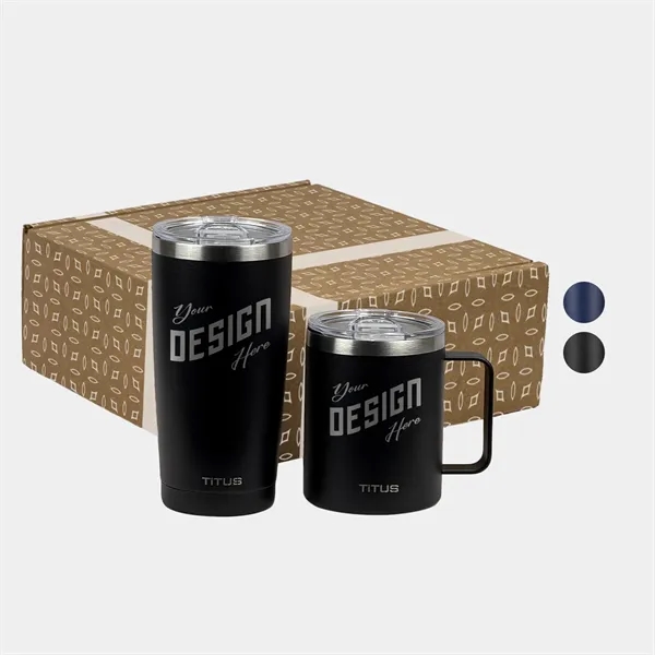 TiTUS® 20oz Tumbler & 12 oz Mug Insulated Drinkware Gift Set - TiTUS® 20oz Tumbler & 12 oz Mug Insulated Drinkware Gift Set - Image 0 of 2