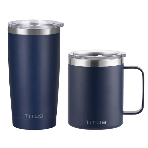 TiTUS® 20oz Tumbler & 12 oz Mug Insulated Drinkware Gift Set - TiTUS® 20oz Tumbler & 12 oz Mug Insulated Drinkware Gift Set - Image 2 of 2