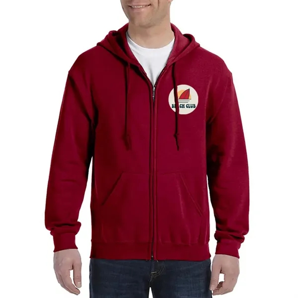 Gildan® Adult Full Zip Hooded Sweatshirt - Gildan® Adult Full Zip Hooded Sweatshirt - Image 4 of 18