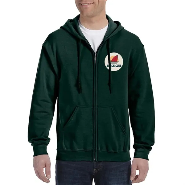 Gildan® Adult Full Zip Hooded Sweatshirt - Gildan® Adult Full Zip Hooded Sweatshirt - Image 7 of 18