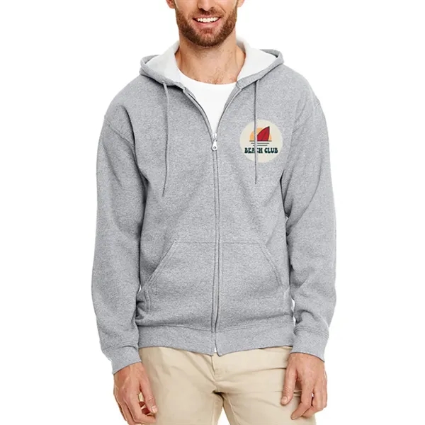 Gildan® Adult Full Zip Hooded Sweatshirt - Gildan® Adult Full Zip Hooded Sweatshirt - Image 8 of 18