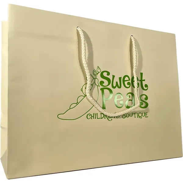 Matte European Shopping Bags - Matte European Shopping Bags - Image 1 of 3