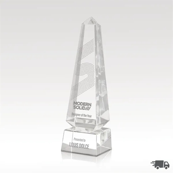 Kasmir Optical Crystal Obelisk Award