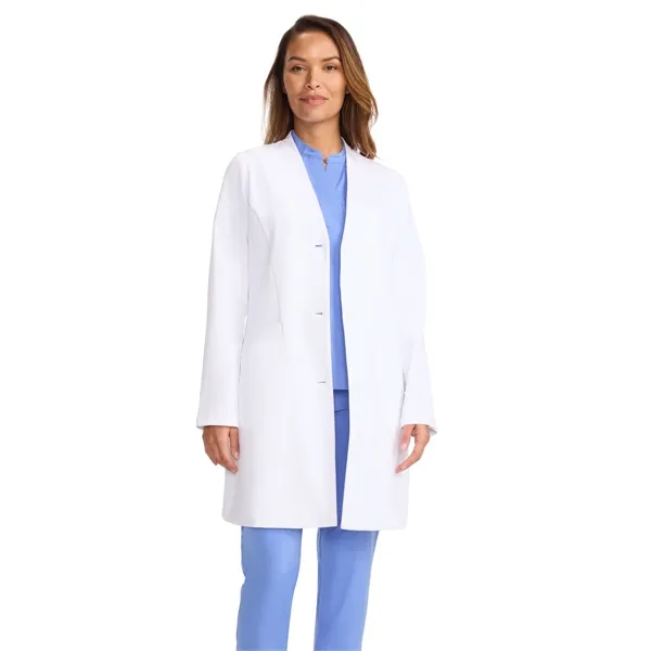 Healing Hands - The White Coat - Women's 5-Pocket 34" Lab... - Healing Hands - The White Coat - Women's 5-Pocket 34" Lab... - Image 0 of 2