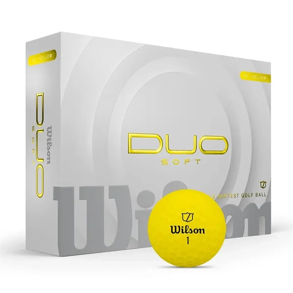 Wilson Duo Soft Yellow Golf Balls - Wilson Duo Soft Yellow Golf Balls - Image 0 of 0
