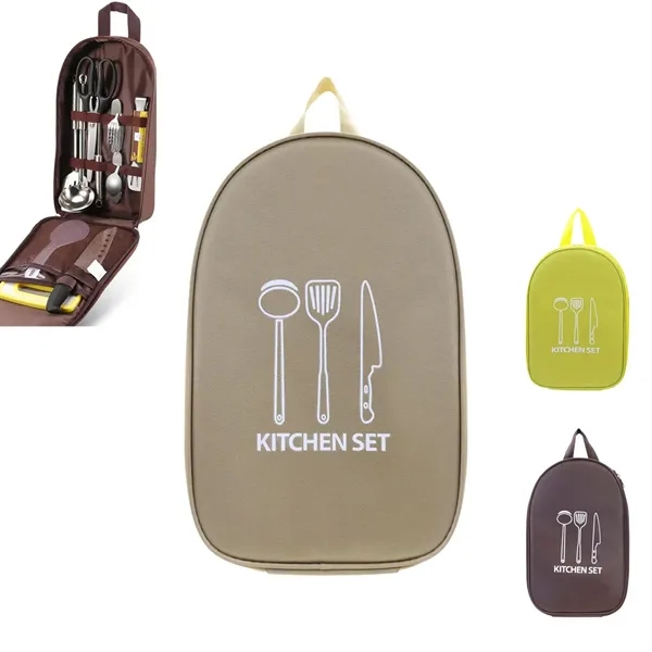 Camping Cooking Utensils Organizer Travel Bag - Camping Cooking Utensils Organizer Travel Bag - Image 0 of 4