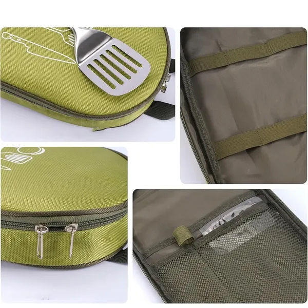 Camping Cooking Utensils Organizer Travel Bag - Camping Cooking Utensils Organizer Travel Bag - Image 2 of 4