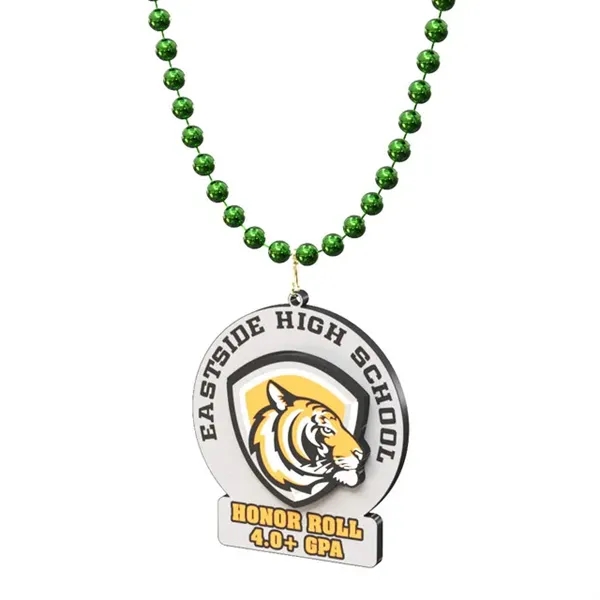 Neckband Plastic Beads With Hinged Split Ring - Neckband Plastic Beads With Hinged Split Ring - Image 5 of 5