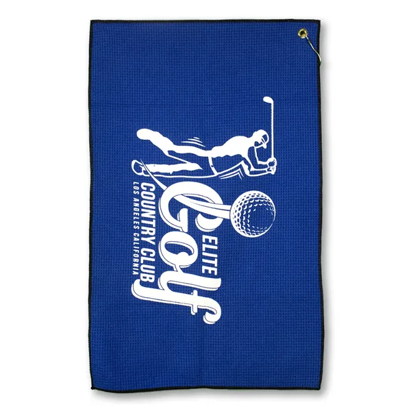 Microfiber Waffle Golf Towel - Microfiber Waffle Golf Towel - Image 7 of 11