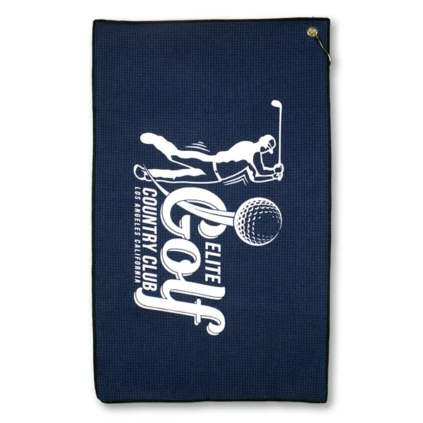 Microfiber Waffle Golf Towel - Microfiber Waffle Golf Towel - Image 8 of 11