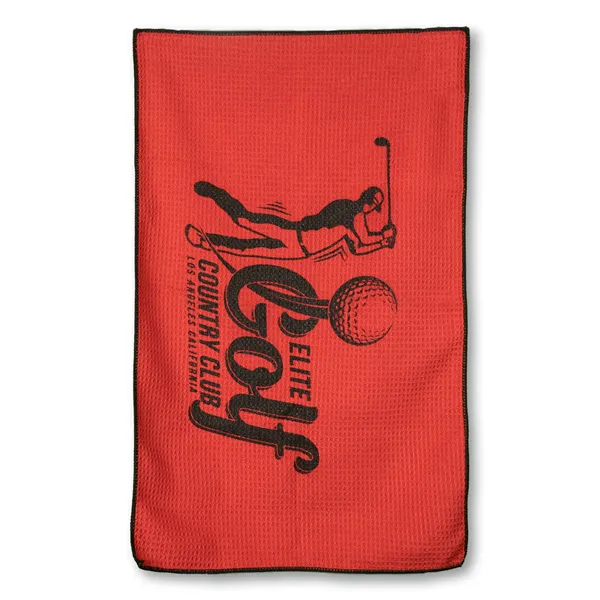 Microfiber Waffle Golf Towel - Microfiber Waffle Golf Towel - Image 9 of 11