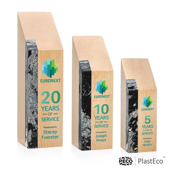 Verde PlastEco™ VividPrint™ Award - Charcoal - Verde PlastEco™ VividPrint™ Award - Charcoal - Image 0 of 6