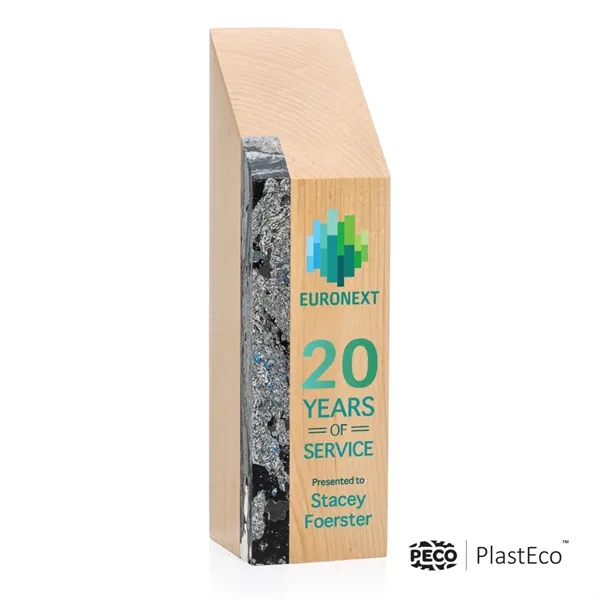 Verde PlastEco™ VividPrint™ Award - Charcoal - Verde PlastEco™ VividPrint™ Award - Charcoal - Image 5 of 6