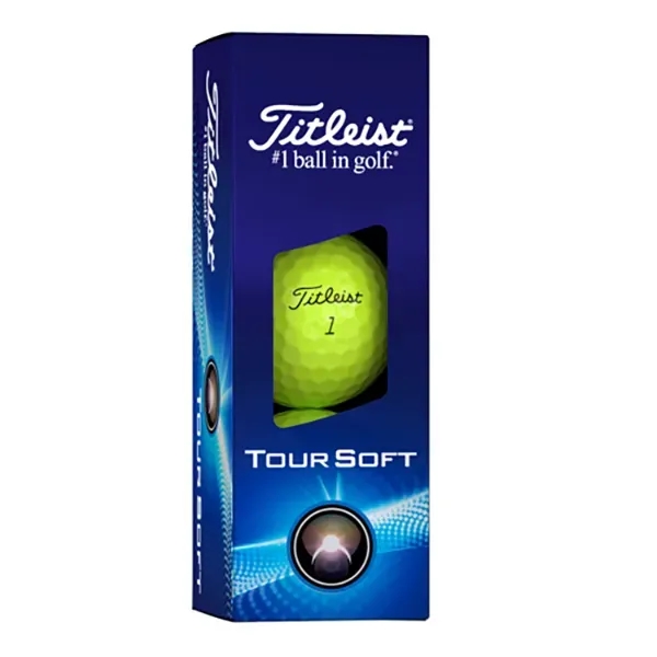 Titleist Toursoft Yellow Golf Balls - Titleist Toursoft Yellow Golf Balls - Image 1 of 4