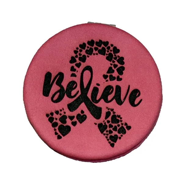 Leatherette Compact Mirror - Leatherette Compact Mirror - Image 2 of 2