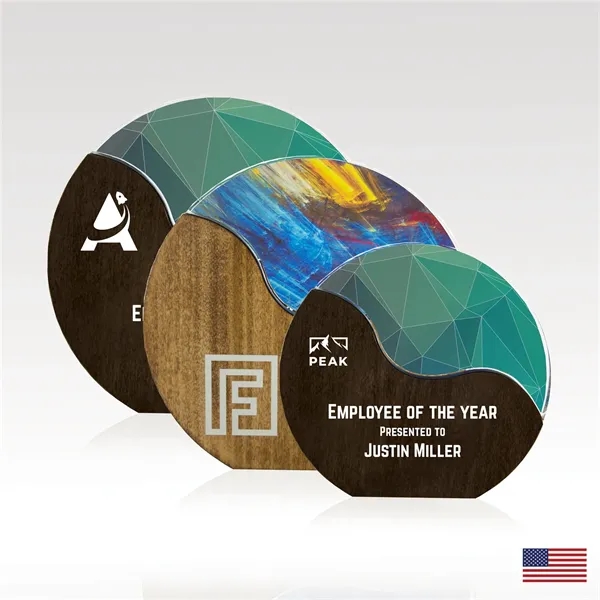Circle Wave Puzzle Plaque - Circle Wave Puzzle Plaque - Image 0 of 2