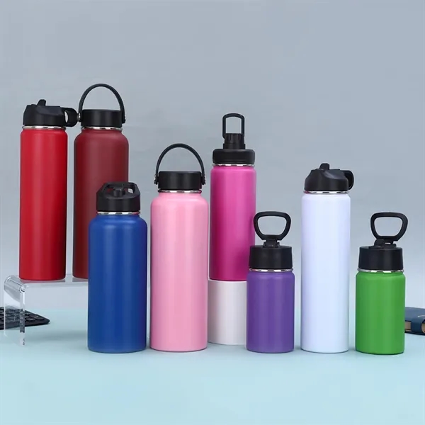 32oz Large Sport Flask With Spout Lid 12oz/18oz/22oz/25oz - 32oz Large Sport Flask With Spout Lid 12oz/18oz/22oz/25oz - Image 3 of 4