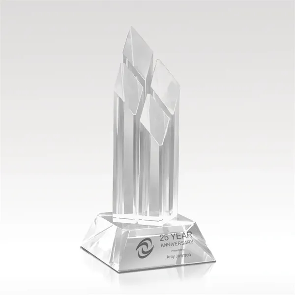 Diamond Pillars Optical Crystal Award