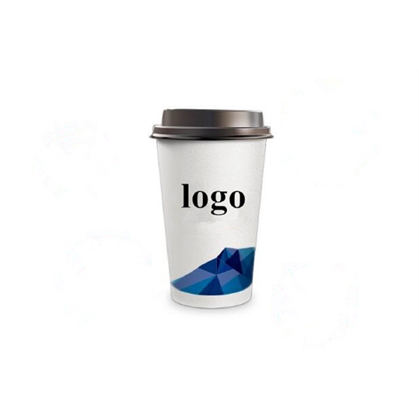 12oz Paper Cup With PE Lid - 12oz Paper Cup With PE Lid - Image 0 of 0