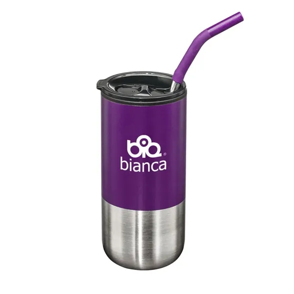 Bondi Double Wall Tumbler w/ Straw -18oz - Bondi Double Wall Tumbler w/ Straw -18oz - Image 8 of 15