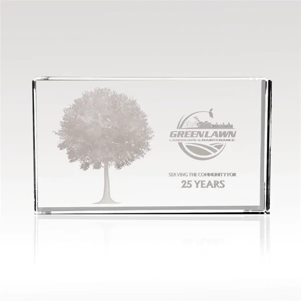 Display Crystal Award - Custom Engraved