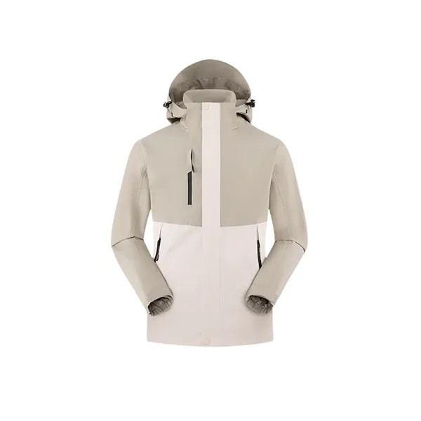 3 in 1 Detachable Windproof Snow Ski Jacket Winter Coat - 3 in 1 Detachable Windproof Snow Ski Jacket Winter Coat - Image 2 of 11