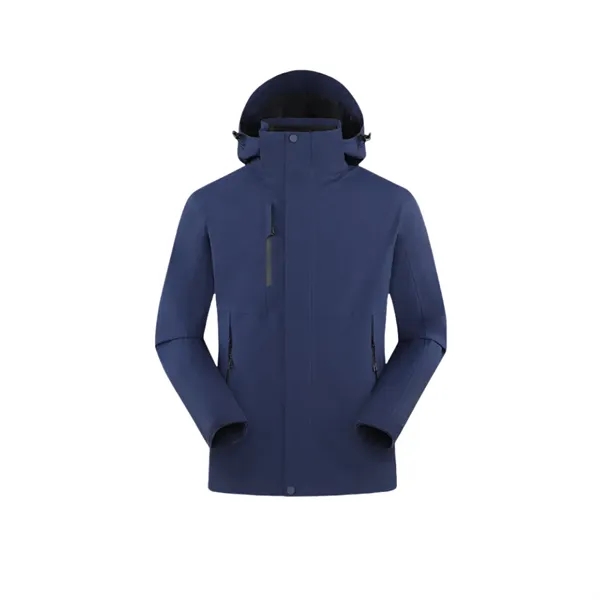 3 in 1 Detachable Windproof Snow Ski Jacket Winter Coat - 3 in 1 Detachable Windproof Snow Ski Jacket Winter Coat - Image 7 of 11