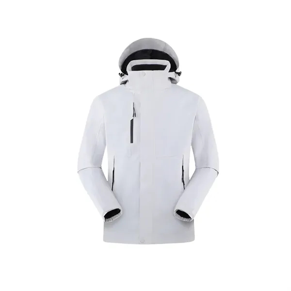 3 in 1 Detachable Windproof Snow Ski Jacket Winter Coat - 3 in 1 Detachable Windproof Snow Ski Jacket Winter Coat - Image 9 of 11