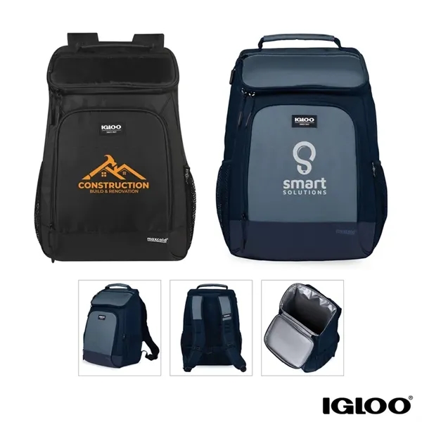 Igloo® MaxCold® Evergreen 24-Can RPET Backpack - Igloo® MaxCold® Evergreen 24-Can RPET Backpack - Image 0 of 2
