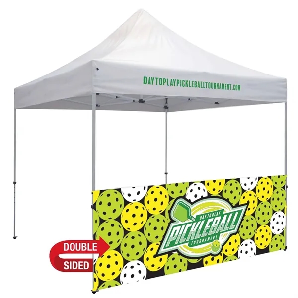 10' Half Wall for Event Tents (2-Sided, Dye Sublimation)