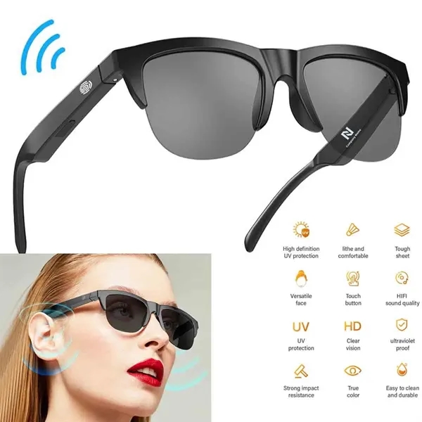 Smart Bluetooth Sunglasses Glasses - Smart Bluetooth Sunglasses Glasses - Image 0 of 3