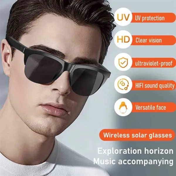 Smart Bluetooth Sunglasses Glasses - Smart Bluetooth Sunglasses Glasses - Image 3 of 3