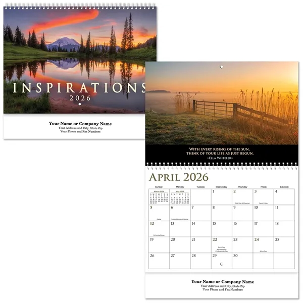 Inspirations Spiral Wall Calendar - Inspirations Spiral Wall Calendar - Image 0 of 1